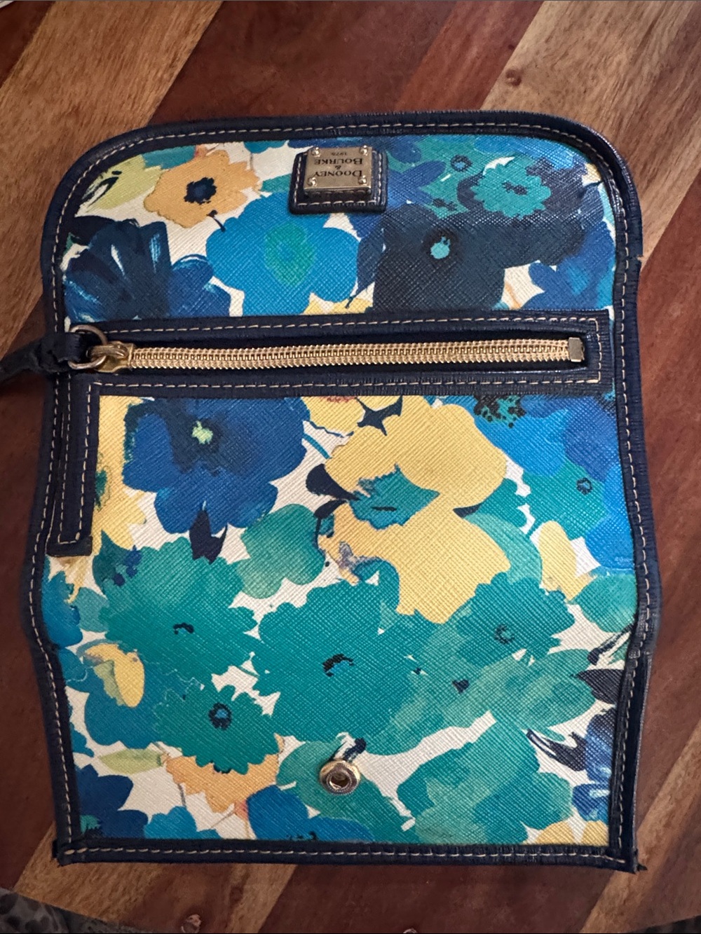 Dooney & Bourke Somerset Watercolor wallet. New